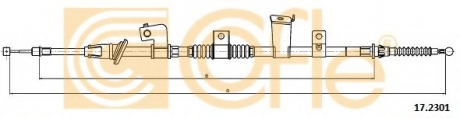 Трос, стояночная тормозная система COFLE 172301 (фото 1)