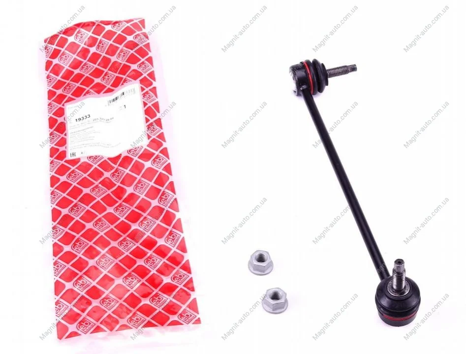 Тяга стабілізатора MERCEDES C-CLASS, CLC-CLASS, CLK 00-11 перед. міст (виробництво FEBI) FEBI BILSTEIN 19333 (фото 1)