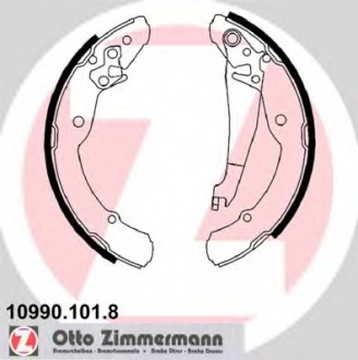 Комплект тормозных колодок ZIMMERMANN 109901018 (фото 1)