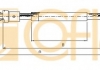 Трос, стояночная тормозная система COFLE 104706 (фото 1)