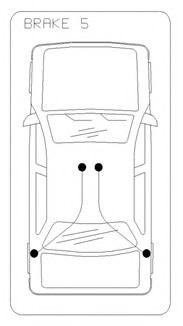 Трос, стояночная тормозная система COFLE 106236 (фото 1)