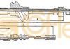 Трос, стояночная тормозная система COFLE 107541 (фото 1)