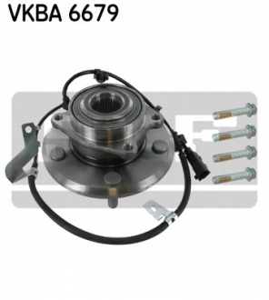 Комплект подшипника ступицы колеса SKF VKBA6679 (фото 1)