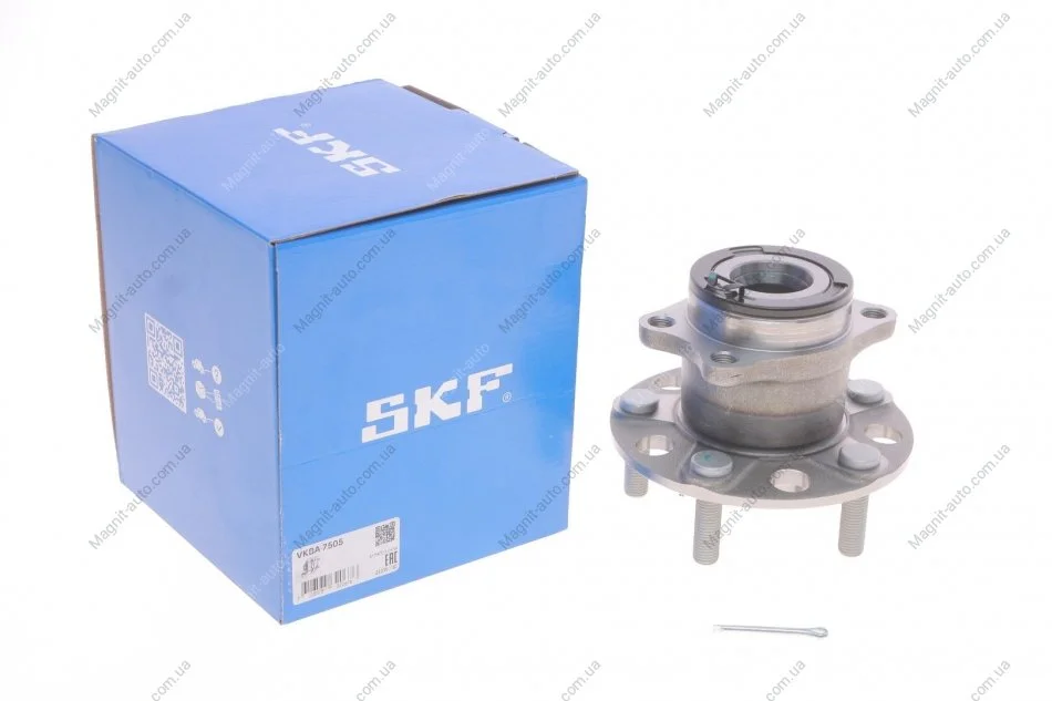 Комплект підшипника колеса CITROEN C4 AIRCROSS DODGE CALIBER JEEP COMPASS, PATRIOT MITSUBISHI ASX, LANCER VIII, OUTLANDER II PEUGEOT 4007, 4008 1.6D-2.4LPG 08.06- SKF VKBA7505 (фото 1)