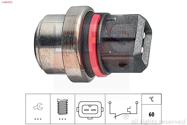 Czujnik temp.wody FIAT/FORD/SEAT/VW EPS 1840075 (фото 1)