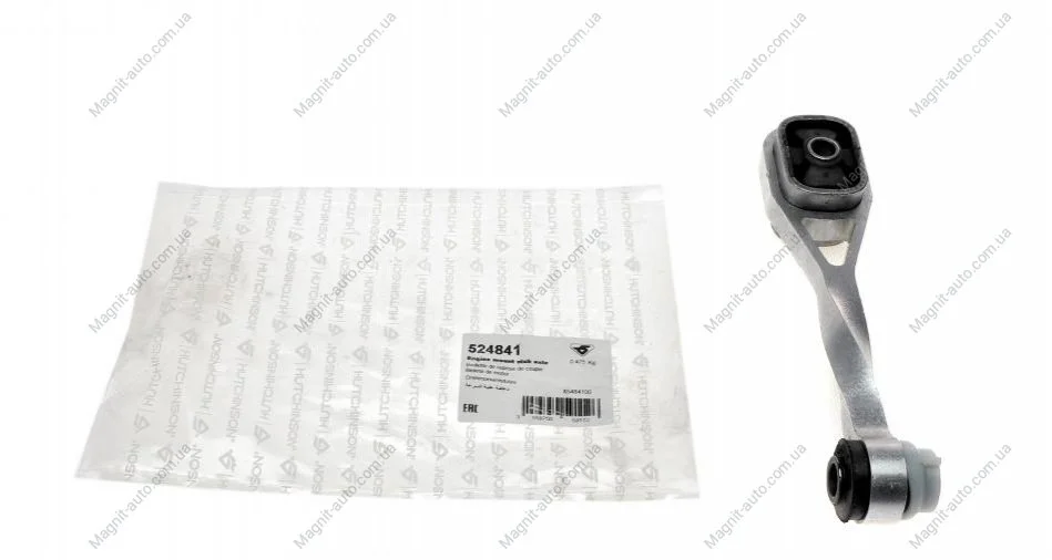 Подушка двигателя Clio II/Megane I 99- задняя HUTCHINSON 524841 (фото 1)