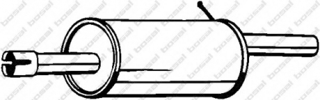 Глушитель выхлопных газов конечный BOSAL 200555