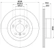 Диск гальмівний зад. BMW X3 (F25), X4 (F26) 2.0D-3.0 10- HELLA 8DD355129811 (фото 4)