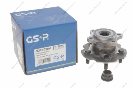 Комплект подшипника ступицы колеса GSP 9326030K