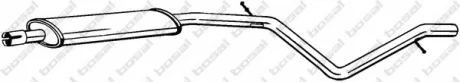 Глушитель средняя часть DACIA LOGAN MCV 07- (285-385) BOSAL 285385