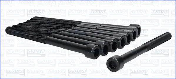 Комплект болтів ГБЦ (на 1 головку) LEXUS ES, GS, IS C, IS II, IS III, LC, LS, RC, RX LOTUS 3 ELEVEN, EMIRA, EVORA, EXIGE TOYOTA 4 RUNNER IV, 4 RUNNER V, ALPHARD / VELLFIRE, AVALON 2.5-4.0 09.02- AJUSA 81052700 (фото 1)