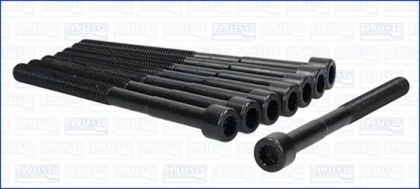Комплект болтів ГБЦ (на 1 головку) LEXUS ES, GS, IS C, IS II, IS III, LC, LS, RC, RX LOTUS 3 ELEVEN, EMIRA, EVORA, EXIGE TOYOTA 4 RUNNER IV, 4 RUNNER V, ALPHARD / VELLFIRE, AVALON 2.5-4.0 09.02- AJUSA 81052700
