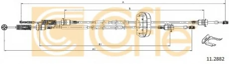 Трос, ступенчатая коробка передач COFLE 112882