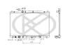 Радіатор двигуна HONDA CR-V III 2.4 06.06-12.12 KOYORAD PL082430 (фото 1)