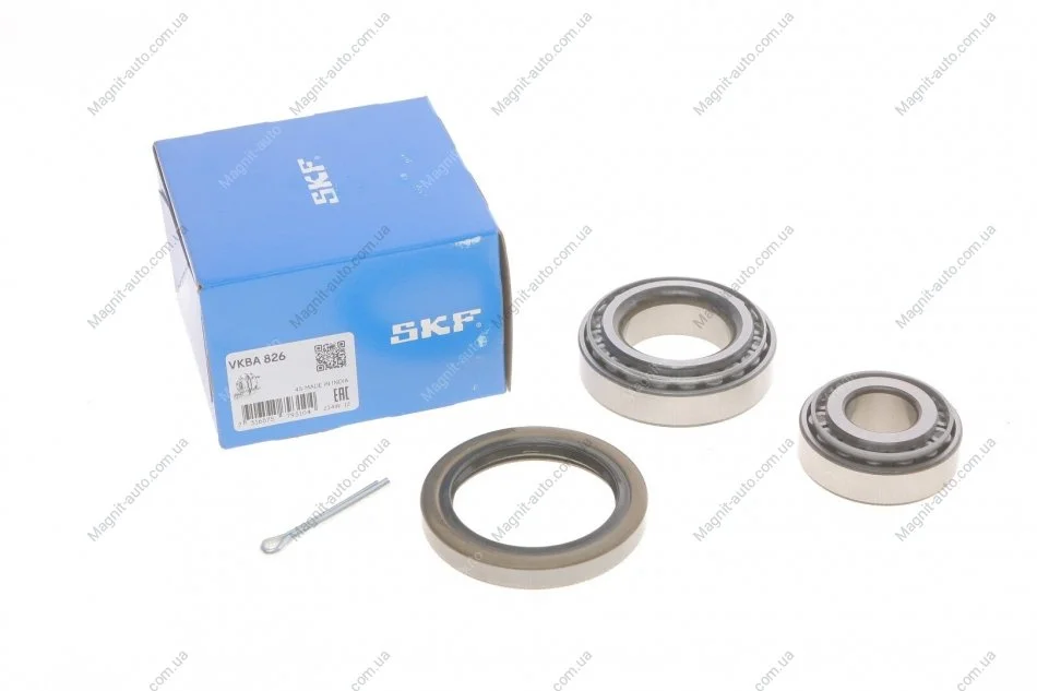 Підшипник маточини переднього колеса, комплект SKF VKBA826 (фото 1)
