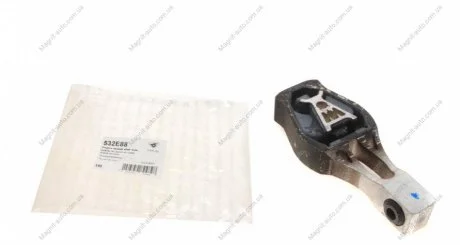 Подушка двигателя (задняя/нижняя) Citroen C4/Jumpy 1.6HDI 14- (косточка) (OE качество) HUTCHINSON 532E88