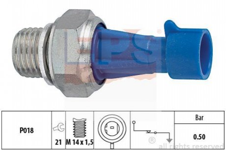 Датчик тиску масла Citroen Jumper Peugeot Boxer 3.0D/HDi 04 EPS 1800143 (фото 1)