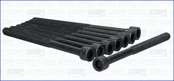 Комплект болтів ГБЦ CITROEN C1 I, II 1.0i (8шт) Ajusa AJUSA 81040200 (фото 1)