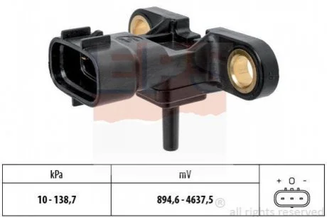 Датчик тиску повітря в впускному коллекторі Toyota Avensis/Camry/Corolla/Rav4 Subaru Legacy/Outback EPS 1993213