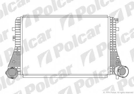 Радиаторы воздуха (Интеркулеры) Polcar 9513J81 (фото 1)