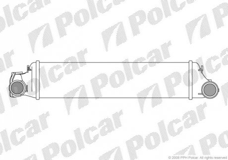 Радиаторы воздуха (Интеркулеры) Polcar 2008J81 (фото 1)