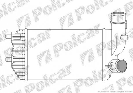 Радиаторы воздуха (Интеркулеры) Polcar 5702J81 (фото 1)