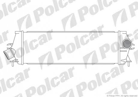 Радиаторы воздуха (Интеркулеры) Polcar 6027J81 (фото 1)