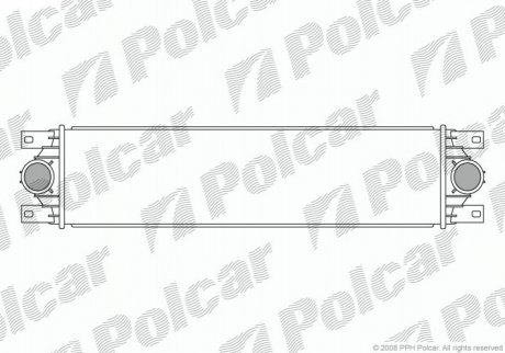 Радиаторы воздуха (Интеркулеры) Polcar 6042J81 (фото 1)