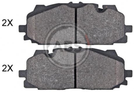 KLOCKI HAMULC. AUDI Q7 15- PRZÓD A.B.S. 35125