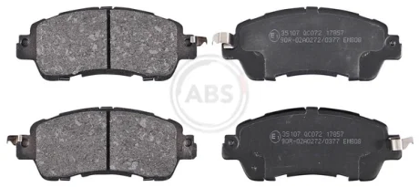Гальмівні колодки пер. Mazda 2 14- A.B.S. 35107