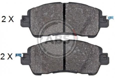 KLOCKI HAMULC. MAZDA 2 14- PRZУD A.B.S. 35107
