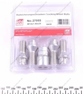Комплект колісних болтів із замком FEBI BILSTEIN 27055