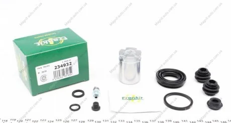 Ремкомплект супорту заднього Hyundai Accent IV/KIA Rio III (d=34mm)(Mando)(+ поршень) Frenkit FRENKIT 234932