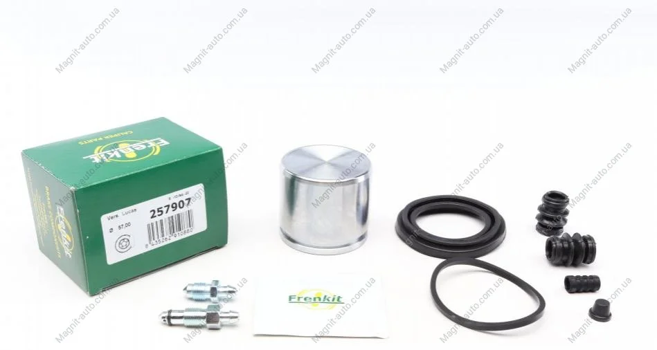 Ремкомплект гальмівного супорту HONDA ACCORD MERCEDES A140-210 (W168) 97 -> NISSAN ALMERA, PRIMERA R FRENKIT 257907 (фото 1)