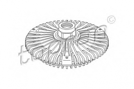 Сцепление, вентилятор радиатора TOPRAN TOPRAN / HANS PRIES 111436