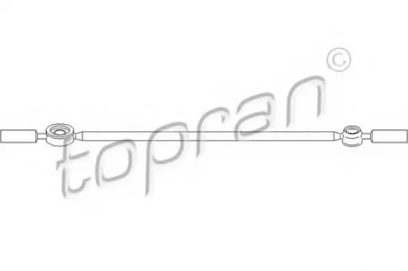 Механізм наконечника поперечної рульової тяги (322mm/322mm) PEUGEOT 206, 206+ 1.1-2.0D 09.98- TOPRAN / HANS PRIES 721259