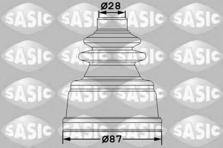 Комплект пылника, приводной вал SASIC 1900018