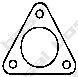 Прокладка випускної системи VOLVO S60 I ALFA ROMEO 145, 146, 155, 156, 164, GTV, SPIDER AUDI 90 B3 FIAT BRAVA, BRAVO I, BRAVO II, MAREA, MULTIPLA, PUNTO, STILO 1.2-3.2 08.88-12.14 BOSAL 256846 (фото 1)