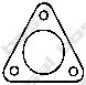 Прокладка випускної системи VOLVO S60 I ALFA ROMEO 145, 146, 155, 156, 164, GTV, SPIDER AUDI 90 B3 FIAT BRAVA, BRAVO I, BRAVO II, MAREA, MULTIPLA, PUNTO, STILO 1.2-3.2 08.88-12.14 BOSAL 256846