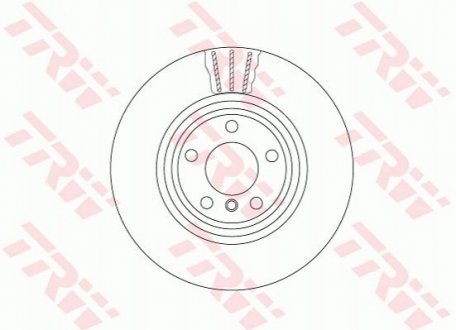Тормозной диск TRW DF6602S (фото 1)