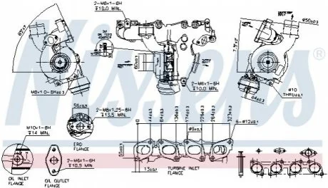 Компресор, наддув CADILLAC BLS (2006) 1.9 CDTI NISSENS 93131