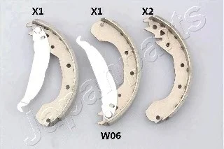 Комплект тормозных колодок JAPANPARTS GFW06AF