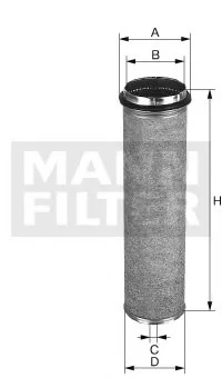 Фильтр добавочного воздуха -FILTER MANN CF700 (фото 1)