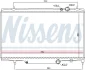 Радиатор охлаждения двигателя CITROËN C5 (2001) 2.2 HDI NISSENS 61297 (фото 6)