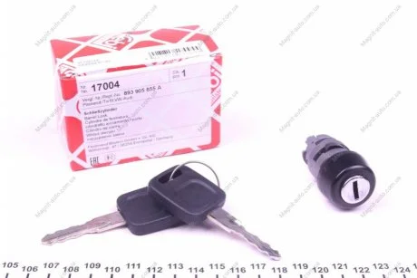 Замок зажигания AUDI 100/80/90 "66-96 FEBI BILSTEIN 17004