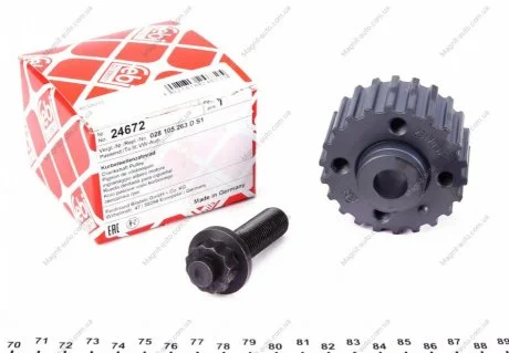 Шестерня, коленчатый вал FEBI BILSTEIN 24672