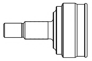 Шарнирный комплект, приводной вал GSP 802012 (фото 1)
