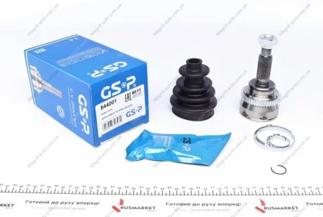 Шарнир РКШ, OPEL Agila 1.0, 1.2 00-., outer +ABS (A:23/F:20/DF:20.68/O:49/Z/ABS:43) (24112 Spidan) GSP 844001