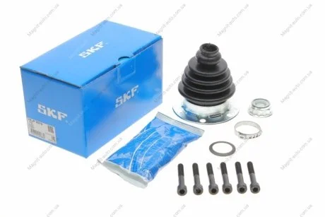 Резиновый пыльник шарнира наружный (fi: 18/100) (длина114) AUDI A3, TT SEAT LEON, TOLEDO II SKODA OCTAVIA I VW BORA, BORA I, GOLF IV 1.8-2.8 08.97-12.10 SKF VKJP8010