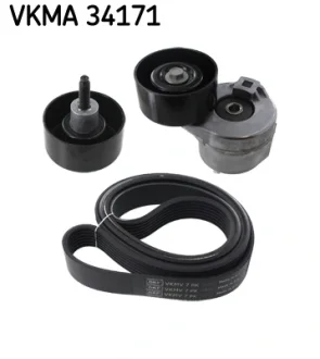 Поликлиновой ременный комплект SKF VKMA34171